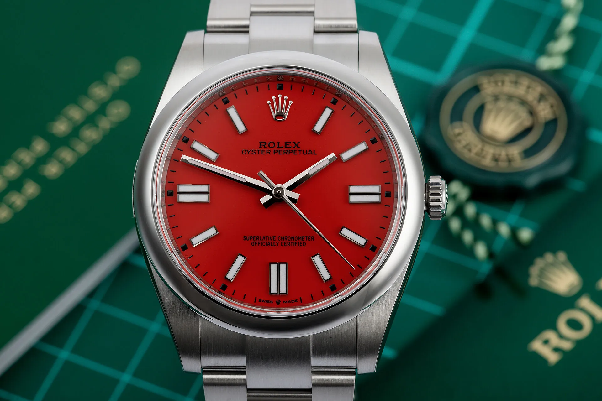 OYSTER PERPETUAL 124300 Series(orange)