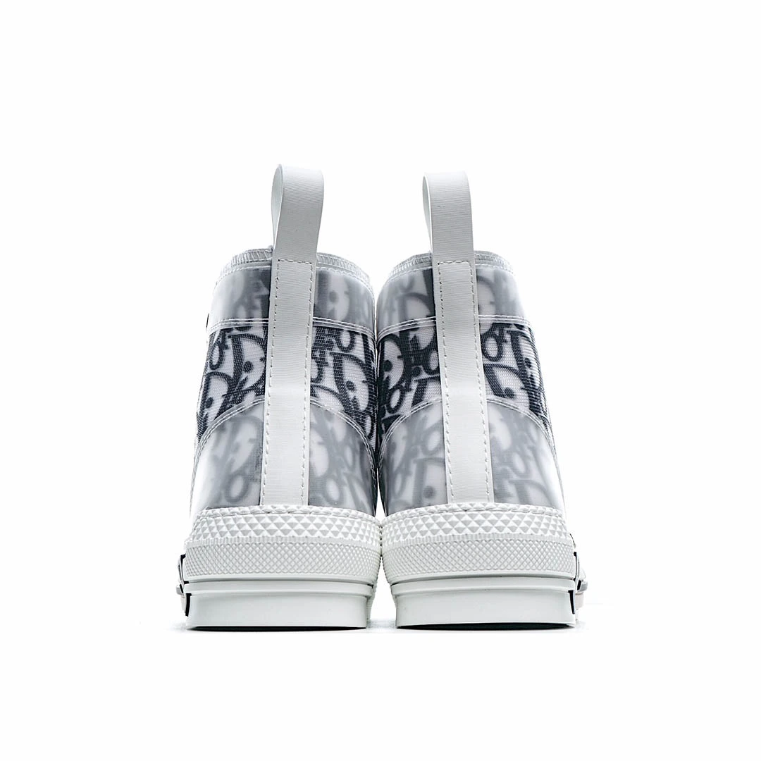 Dior B23 Oblique Slip-on Low Top Sneakers Sheer Print Sneakers