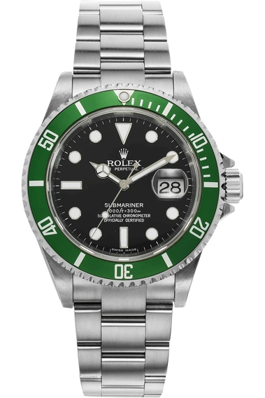Rolex Submariner 16610LV-93250 black dial watch