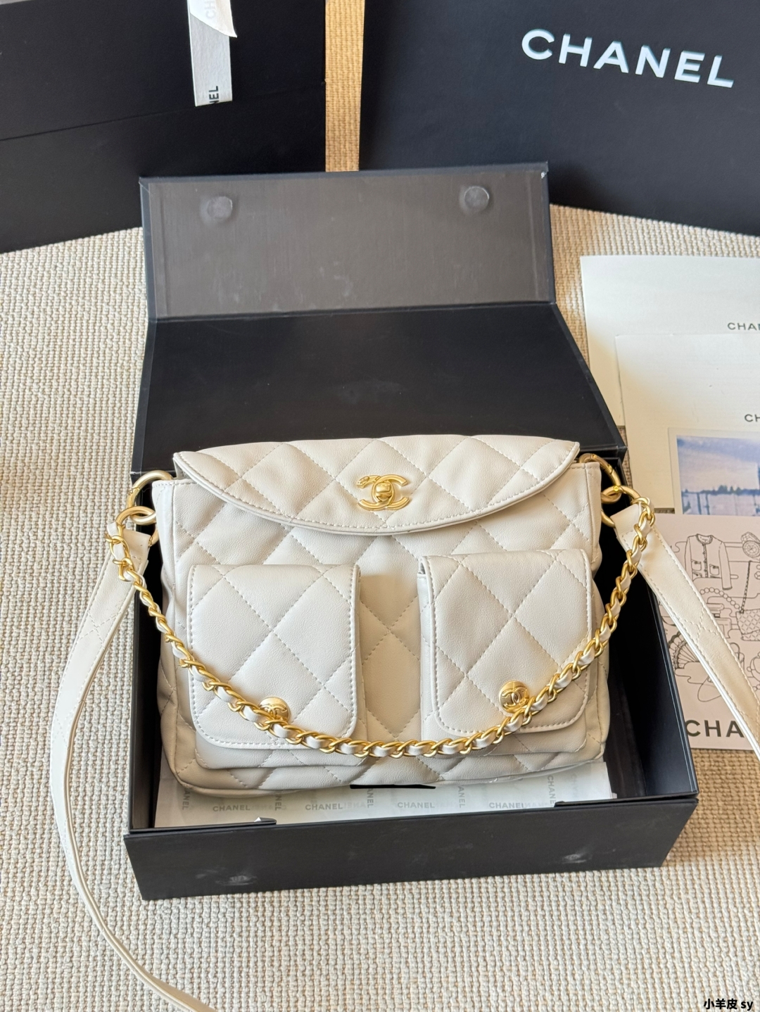 Chanel 24P Supple Twins Handbag