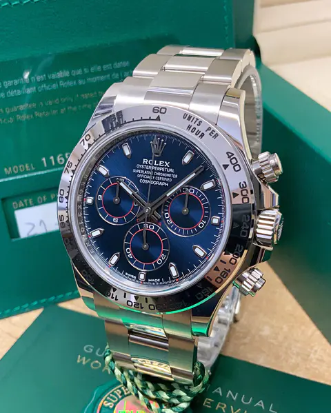 Rolex Daytona Blue White Gold m116509-0071 40mm