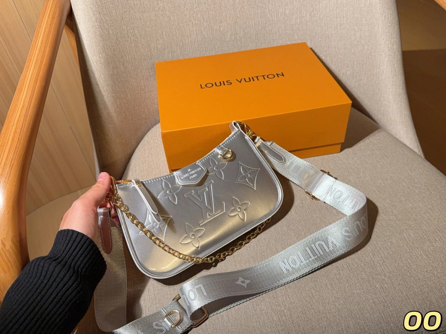 LV Patent Leather Mahjong Bag
