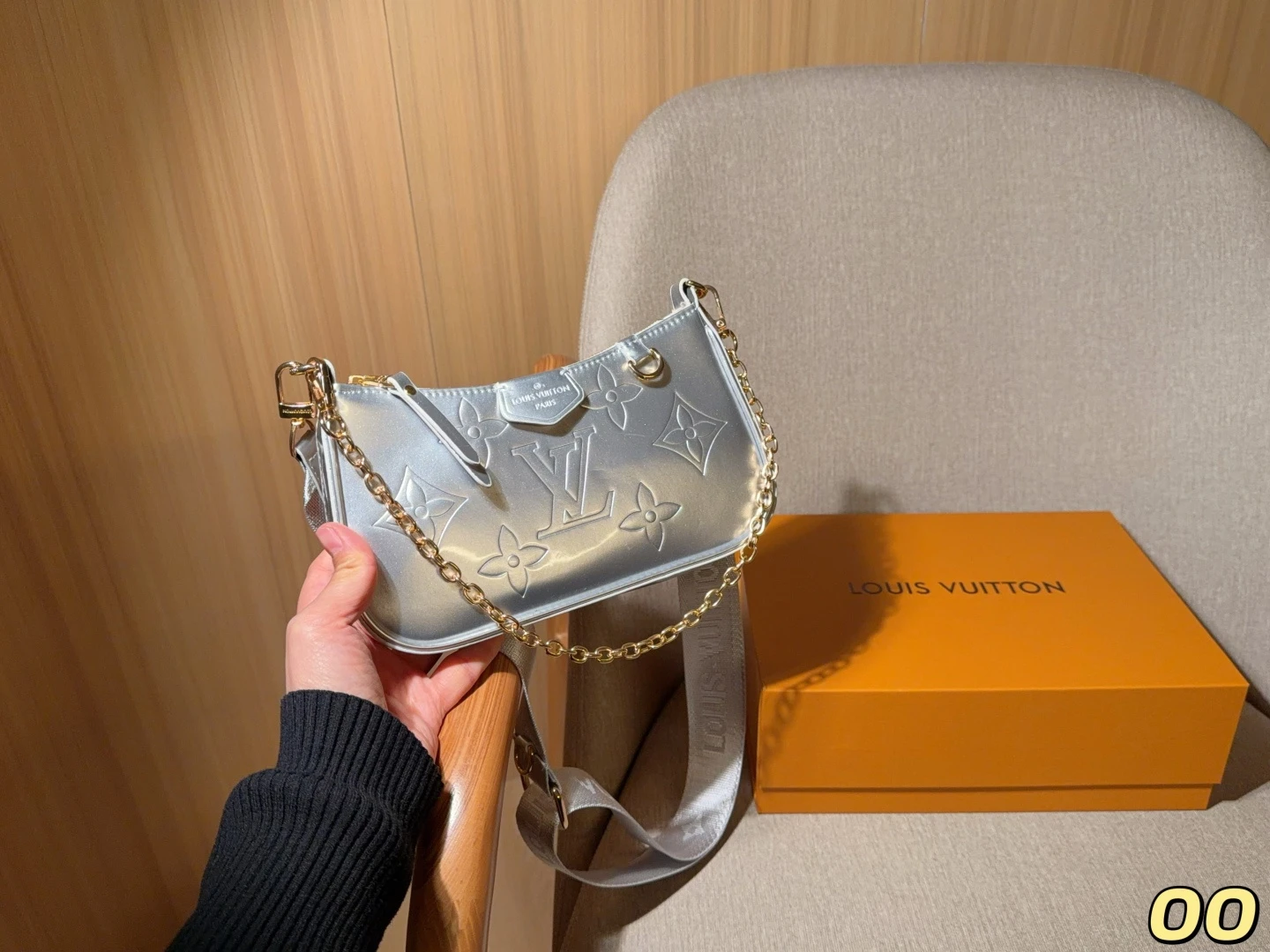LV Patent Leather Mahjong Bag