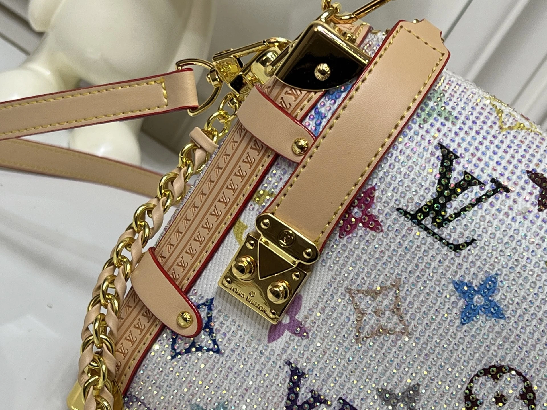 LV Diamond Side Trunk