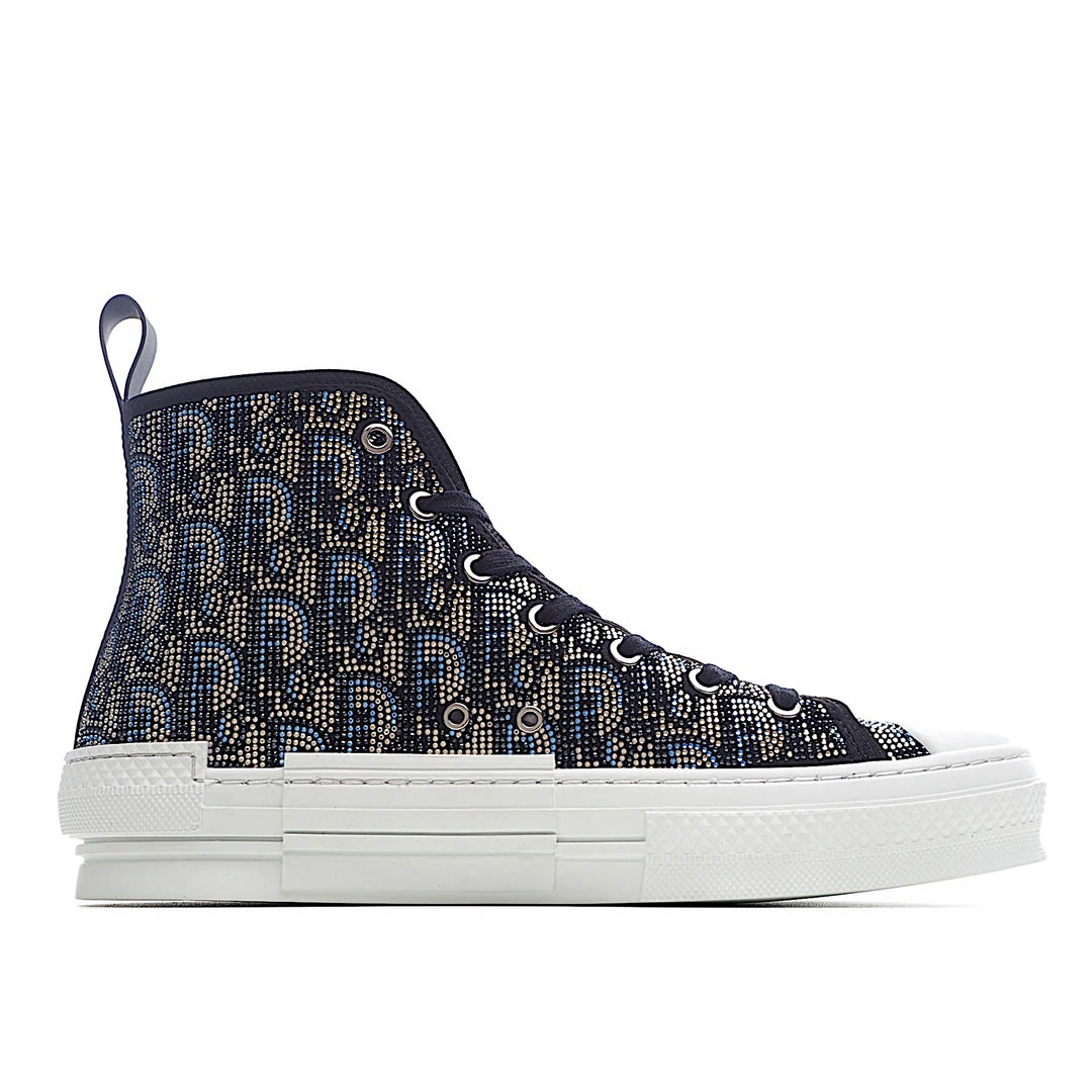 Dior B23 Oblique Slip-on Low Top Sneakers Sheer Print Sneakers
