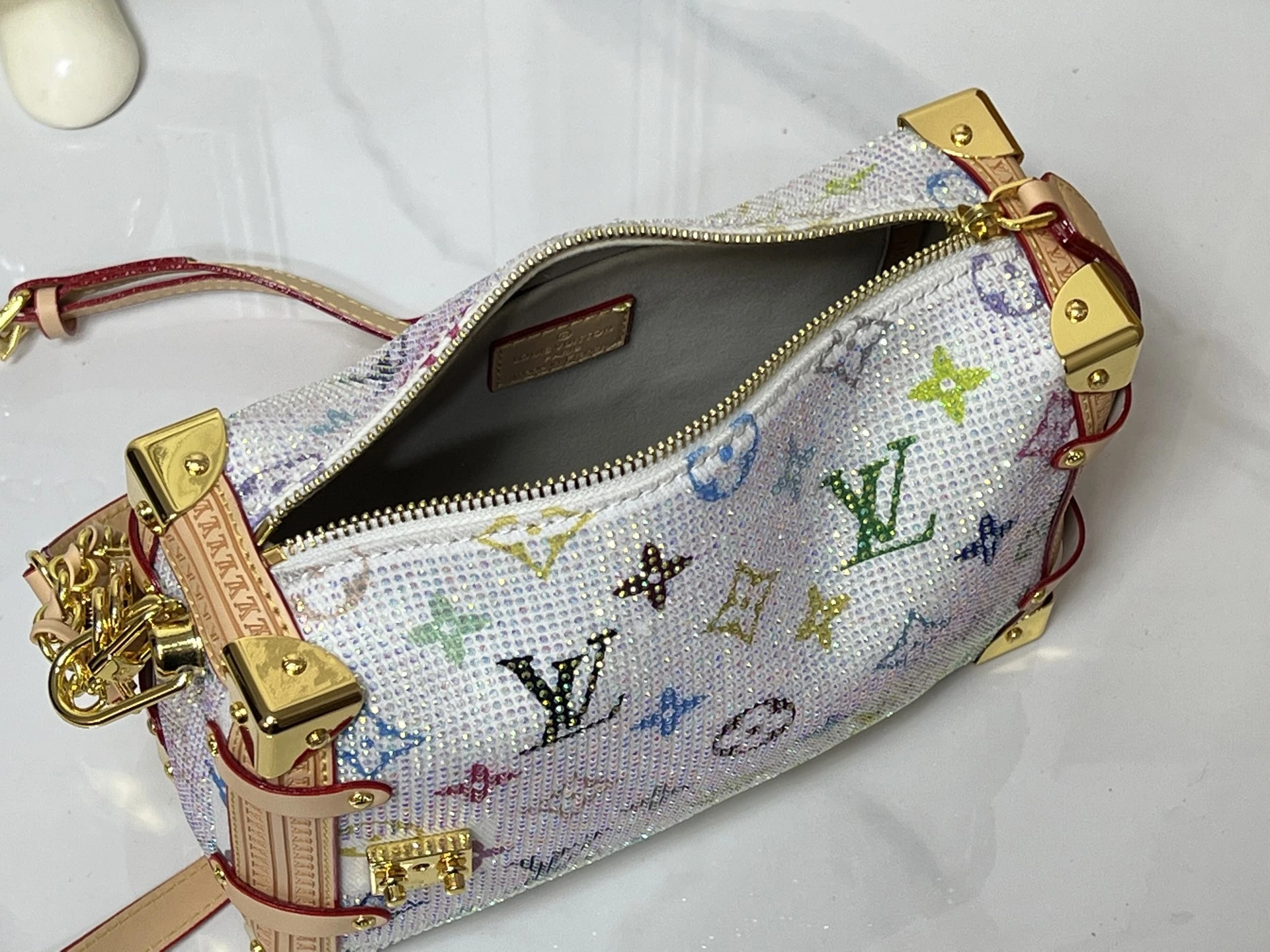LV Diamond Side Trunk