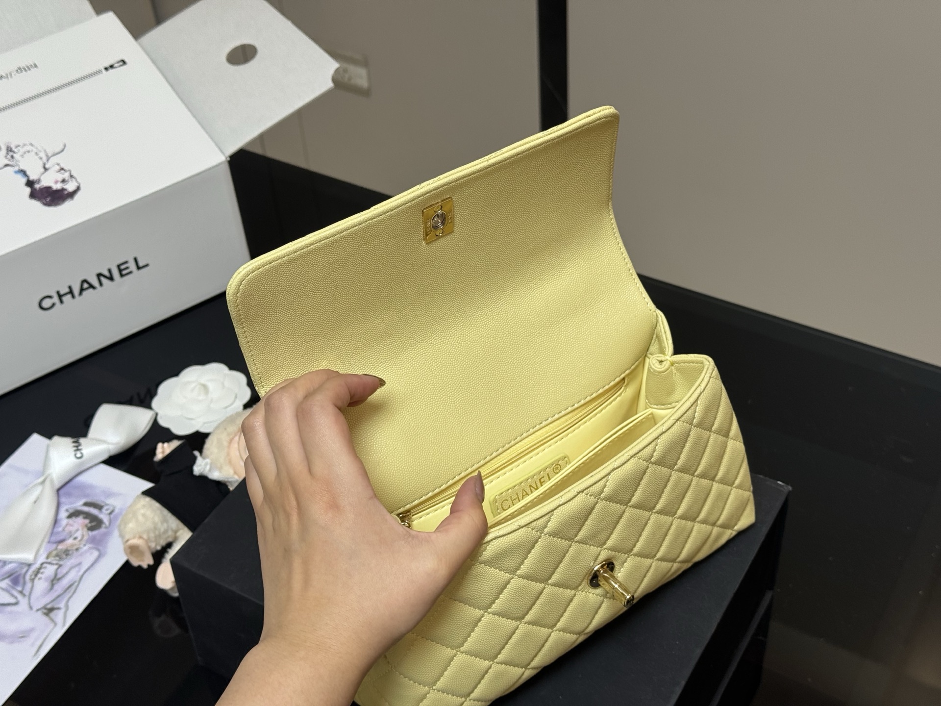 Chanel coco handle bag