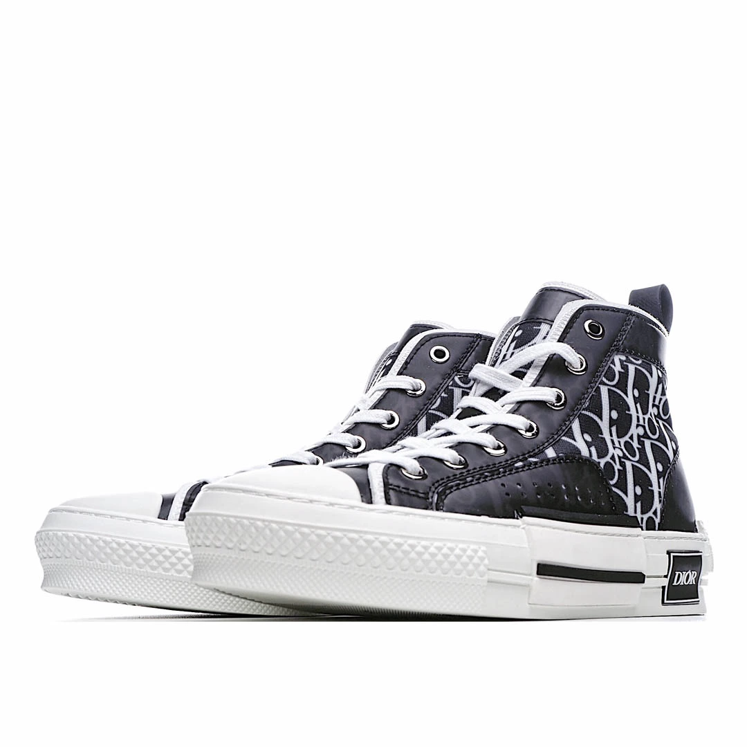 Dior B23 Oblique Slip-on Low Top Sneakers Sheer Print Sneakers