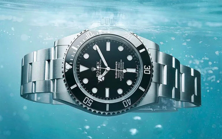 Rolex Submariner Series 114060-0002 Black Disk Watch (Black Water Ghost)