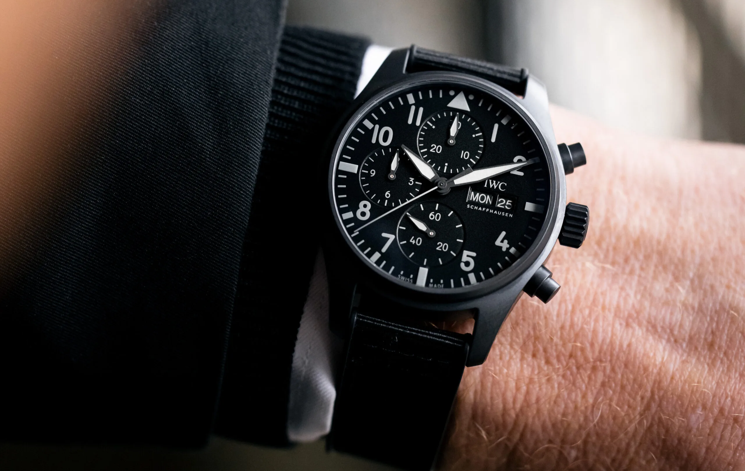 IWC pilot series IW388106 watch
