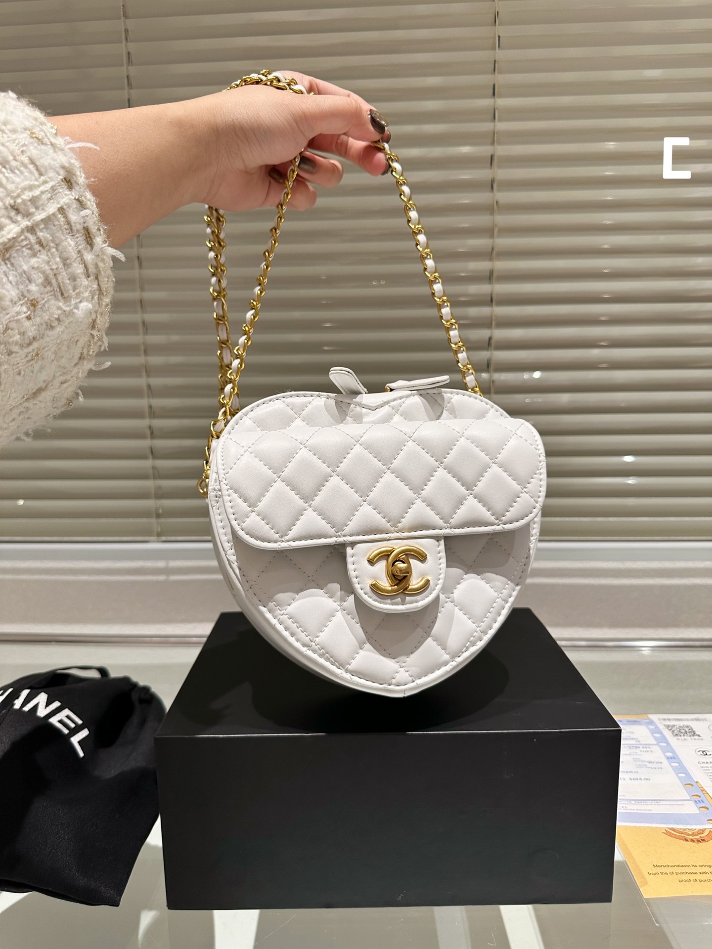 Chanel Heart Chain Bag