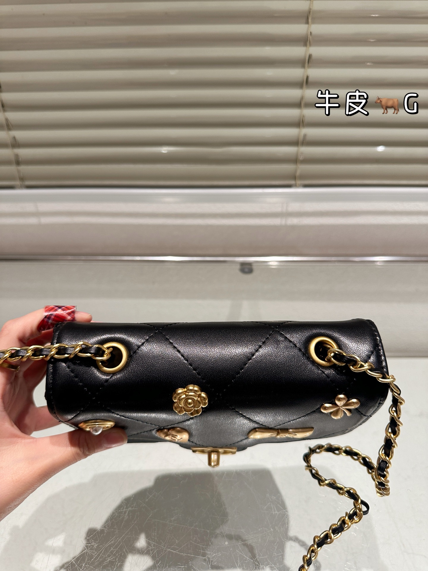 Chanel 25K Black Bow Handbag
