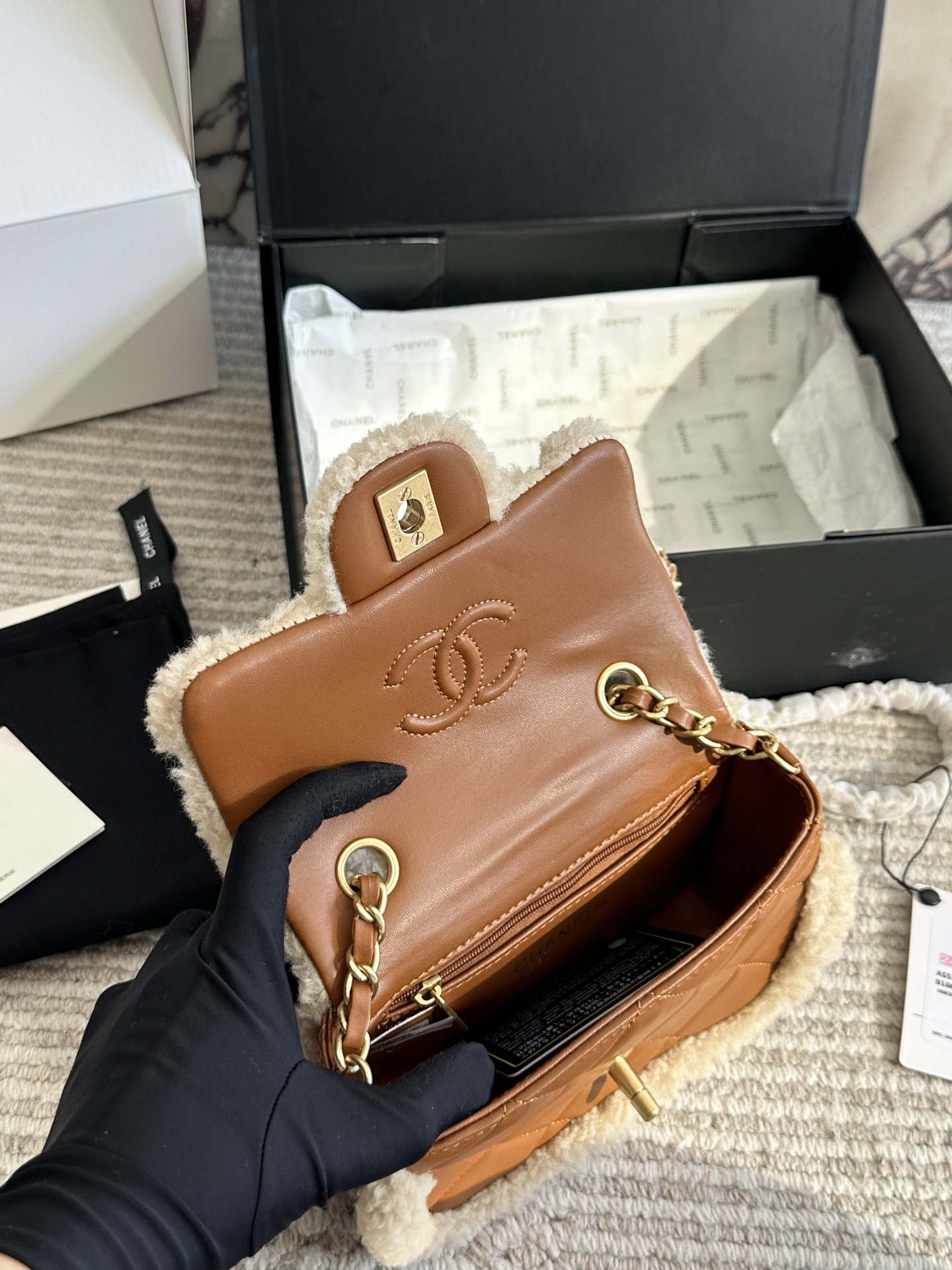 Chanel 24K CF Teddy Bear Small
