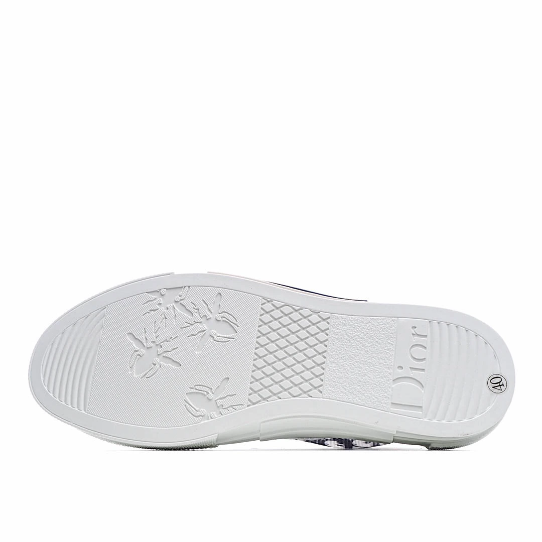 Dior B23 Oblique Slip-on Low Top Sneakers Sheer Print Sneakers