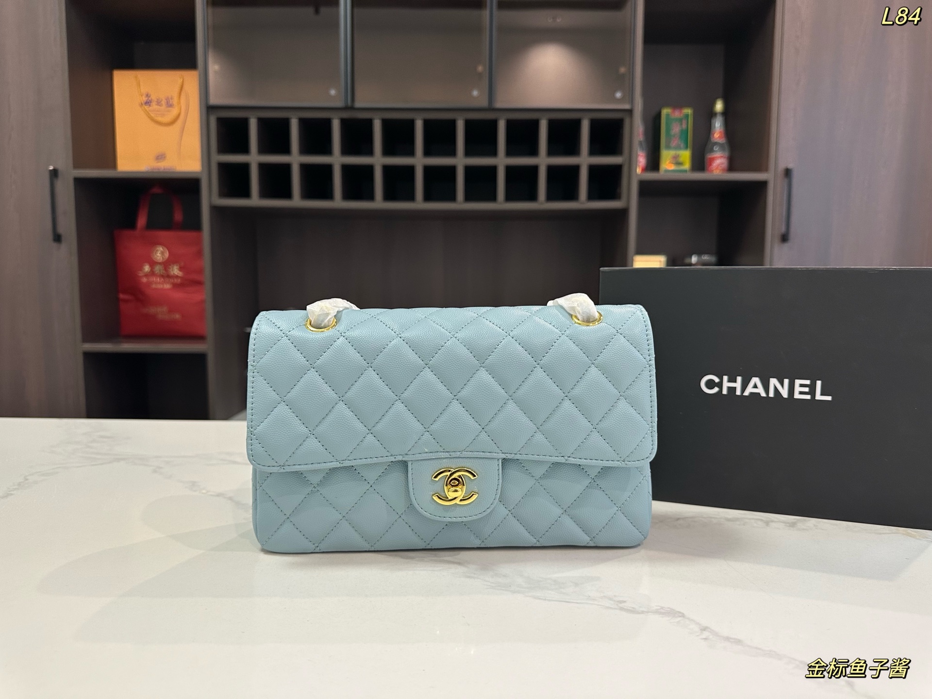 Chanel Classic Flat 25 Golden (Caviar )