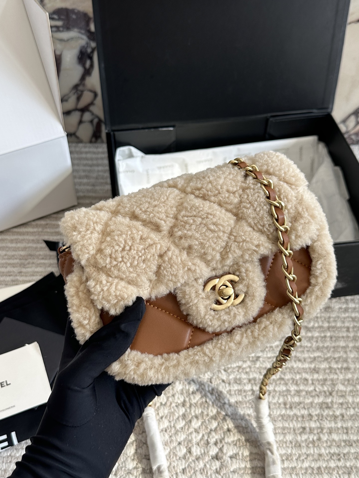 Chanel 24K CF Teddy Bear Small