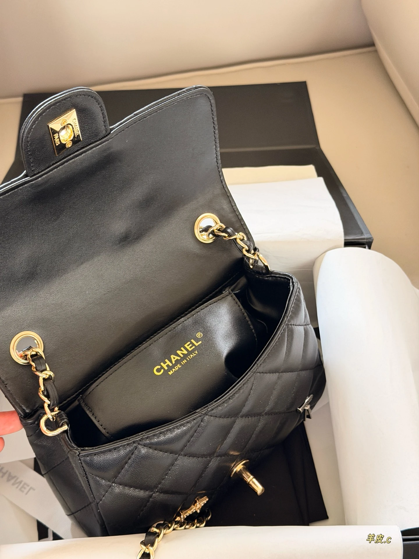 Chanel Spring/Summer 2026 New Arrival CF Bag with Astronaut Badge