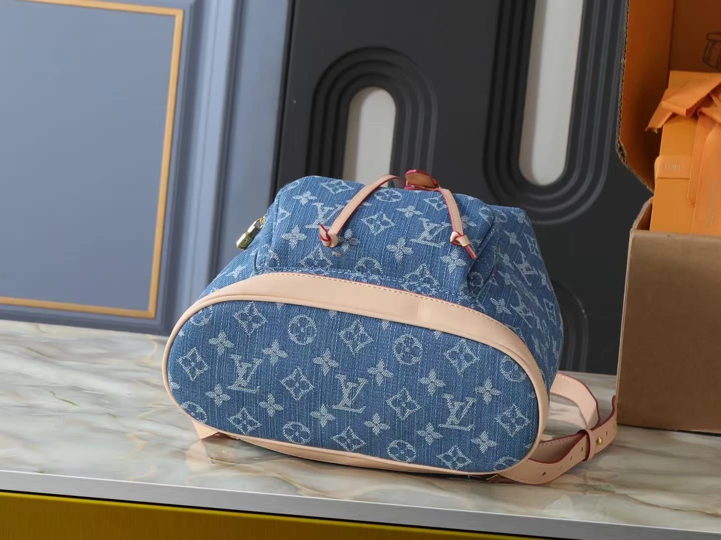 LV Demin Shoulder Bag