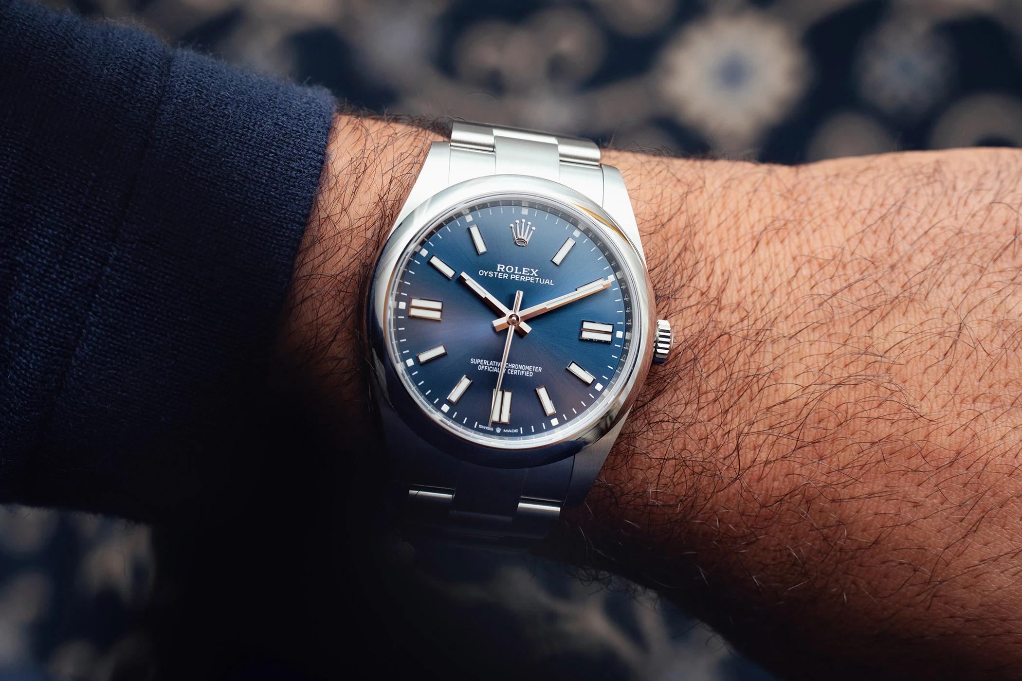 OYSTER PERPETUAL 124300 Series(Blue table)