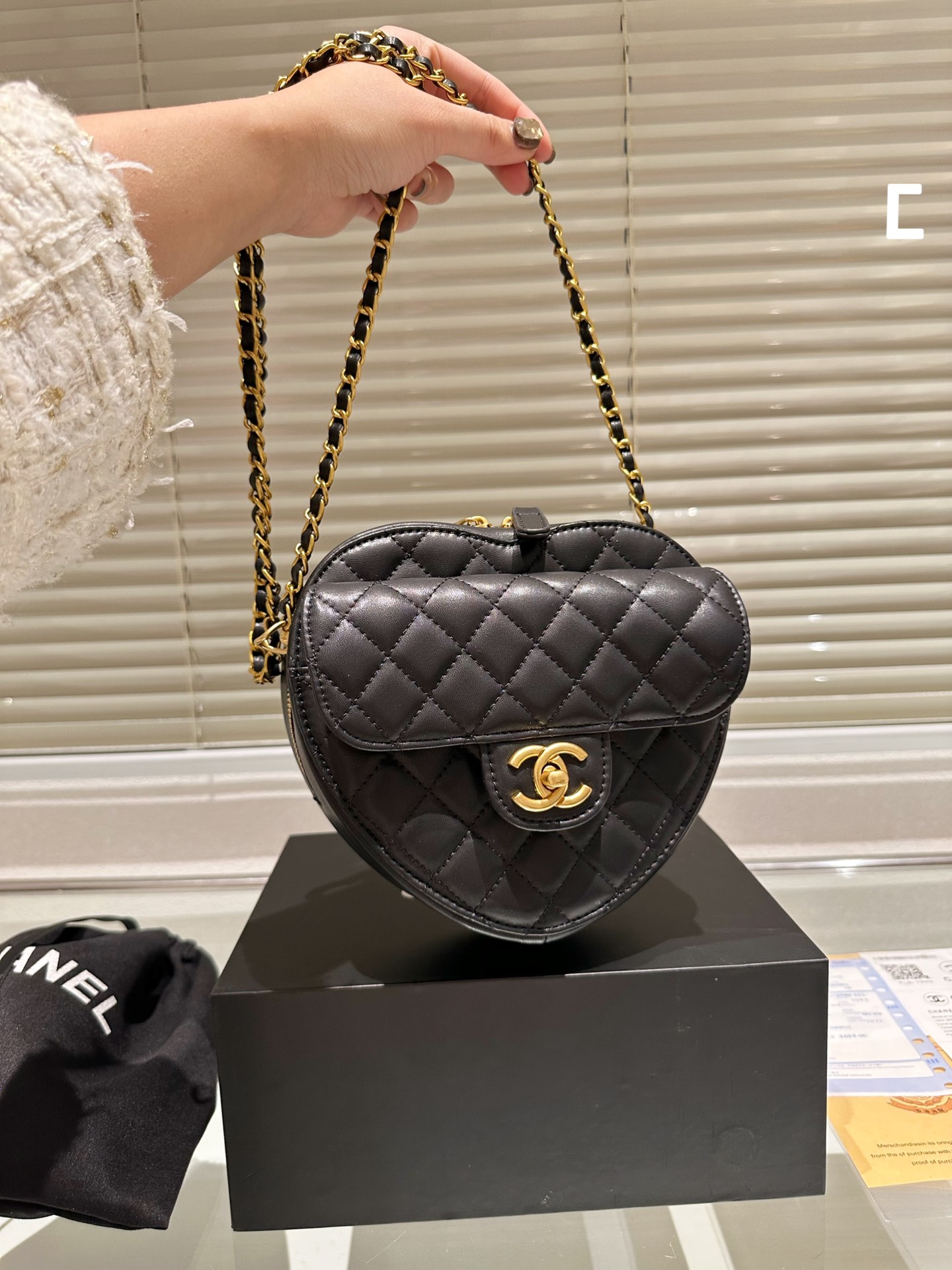 Chanel Heart Chain Bag