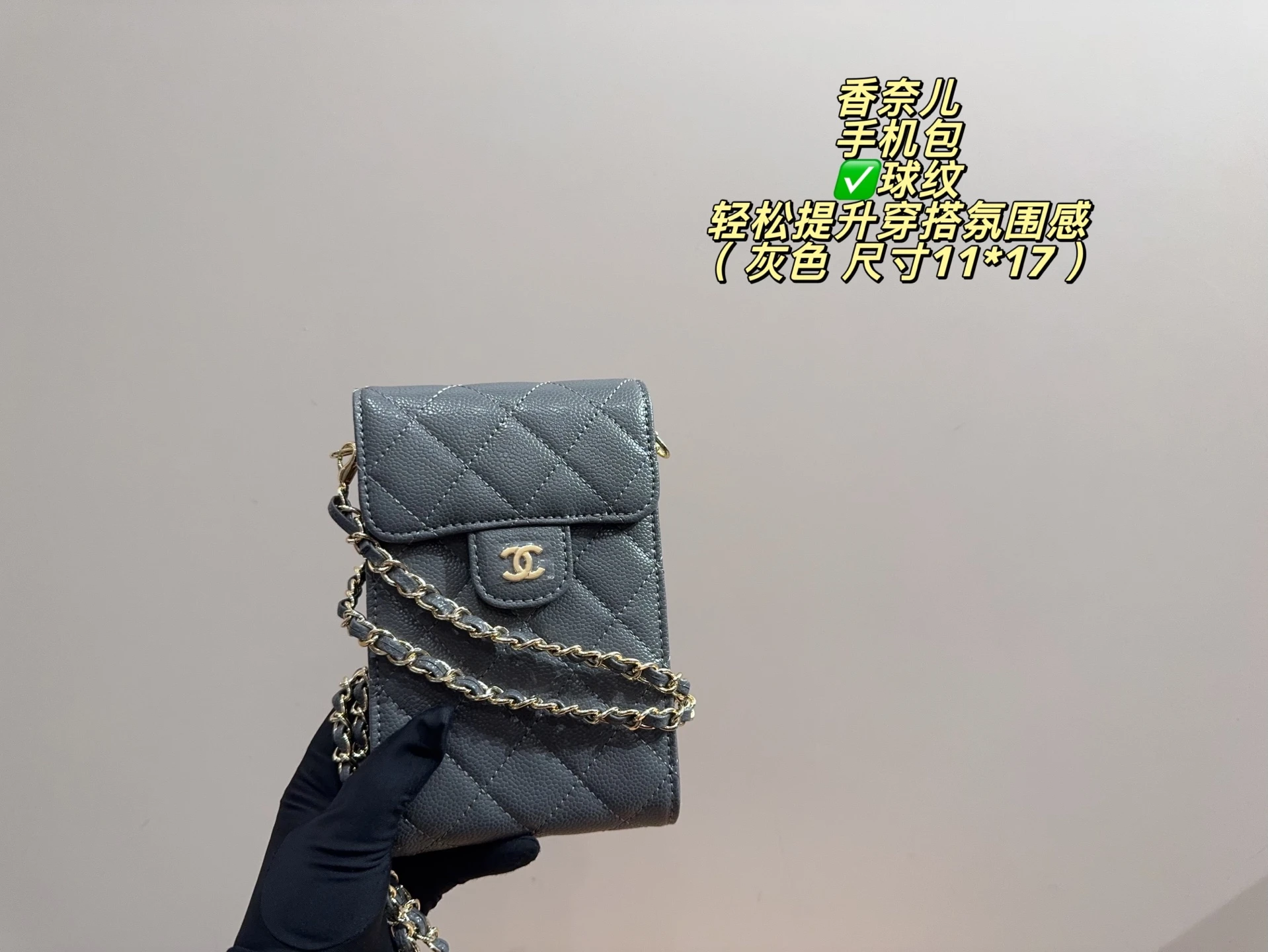 Chanel Quilted Phone Bag
