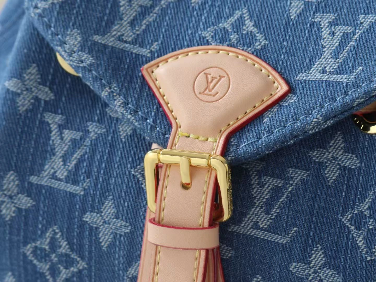 LV Demin Shoulder Bag