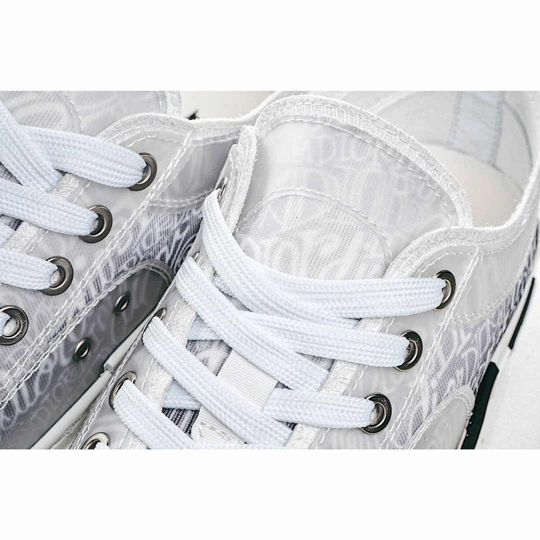 Dior B23 Oblique Slip-on Low Top Sneakers Sheer Print Sneakers