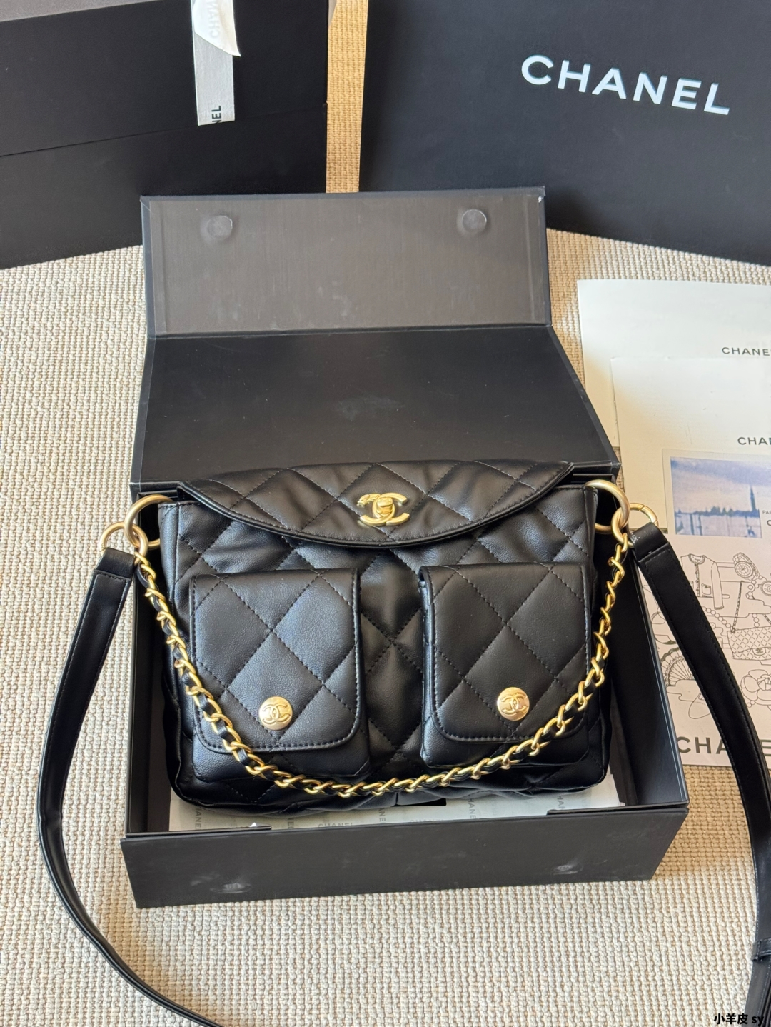 Chanel 24P Supple Twins Handbag