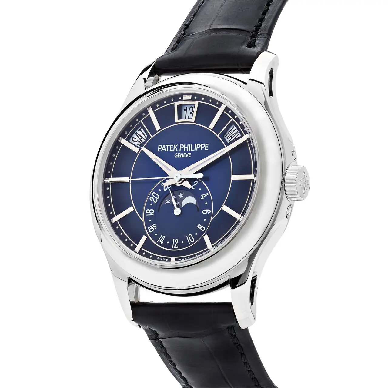 AAAAA-Patek Philippe Complications Annual Calendar White Gold 5205G-013