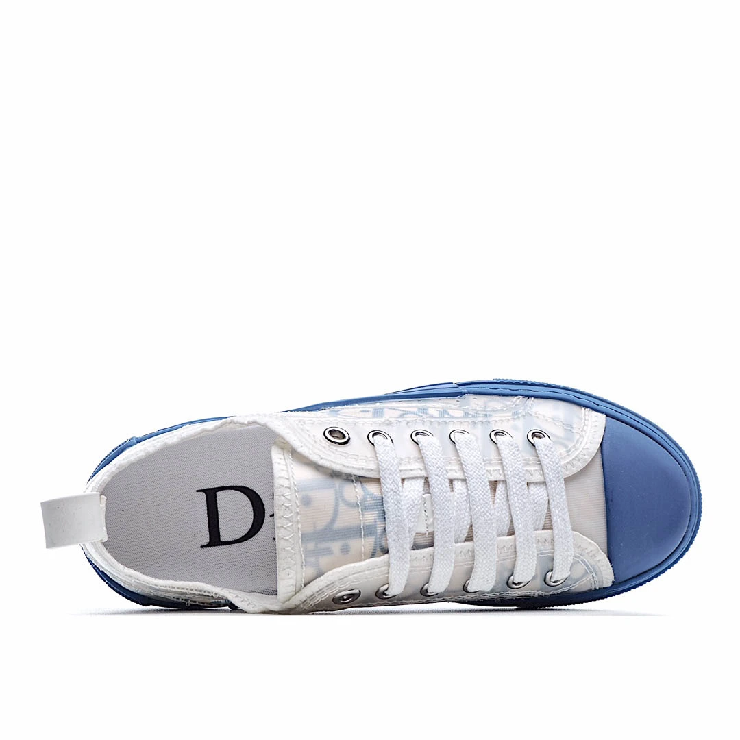Dior B23 Oblique Slip-on Low Top Sneakers Sheer Print Sneakers