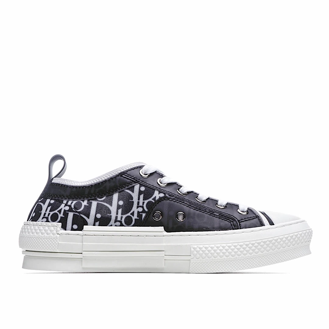 Dior B23 Oblique Slip-on Low Top Sneakers Sheer Print Sneakers