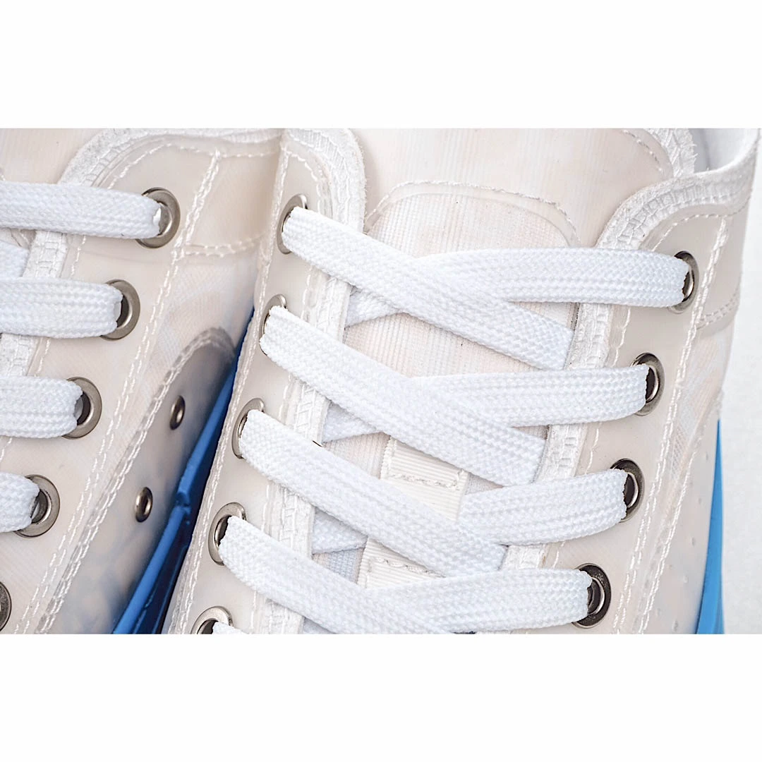 Dior B23 Oblique Slip-on Low Top Sneakers Sheer Print Sneakers