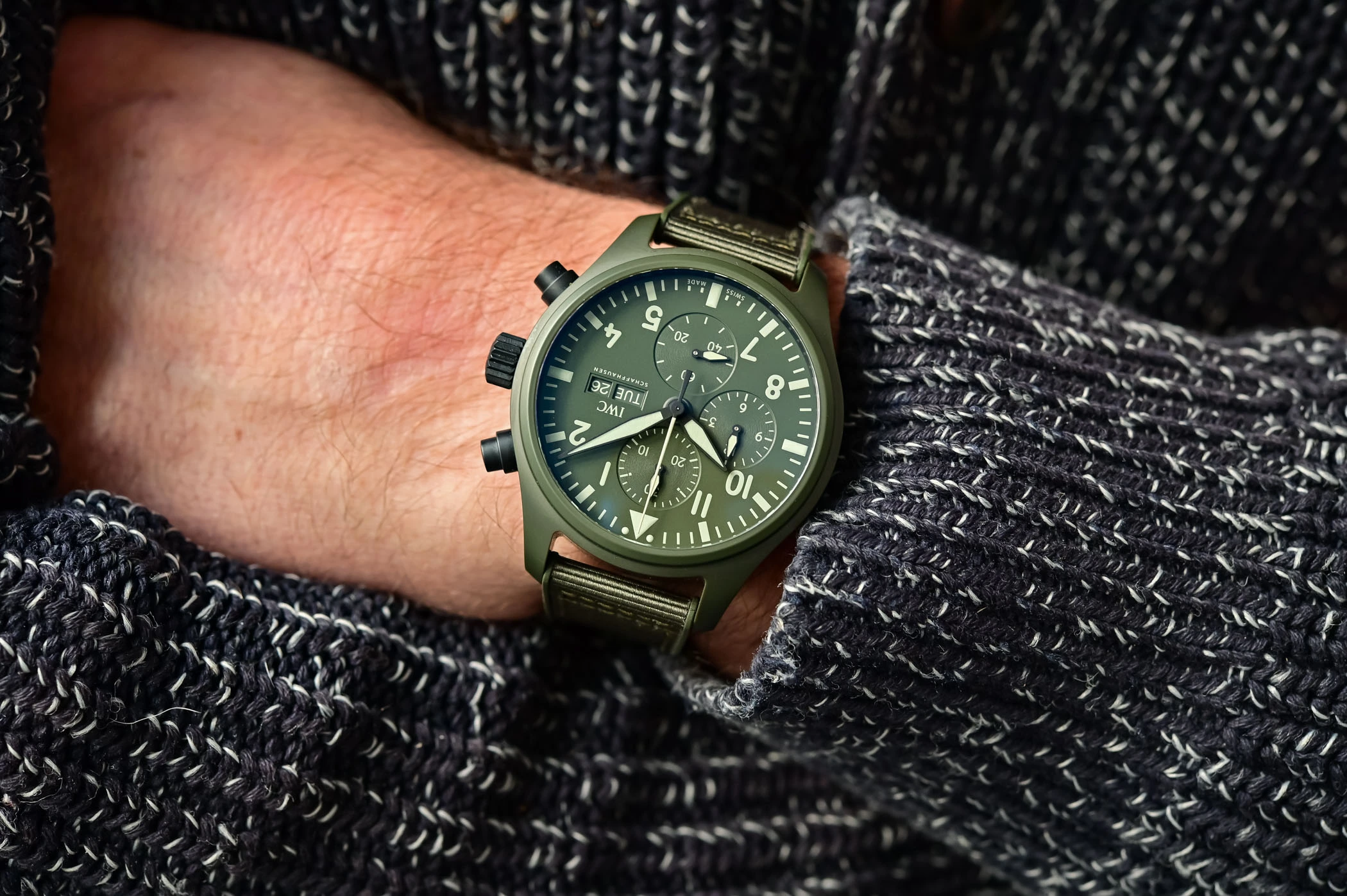 IW389106 PILOT’S WATCH (CHRONOGRAPH TOP GUN EDITION “WOODLAND”)