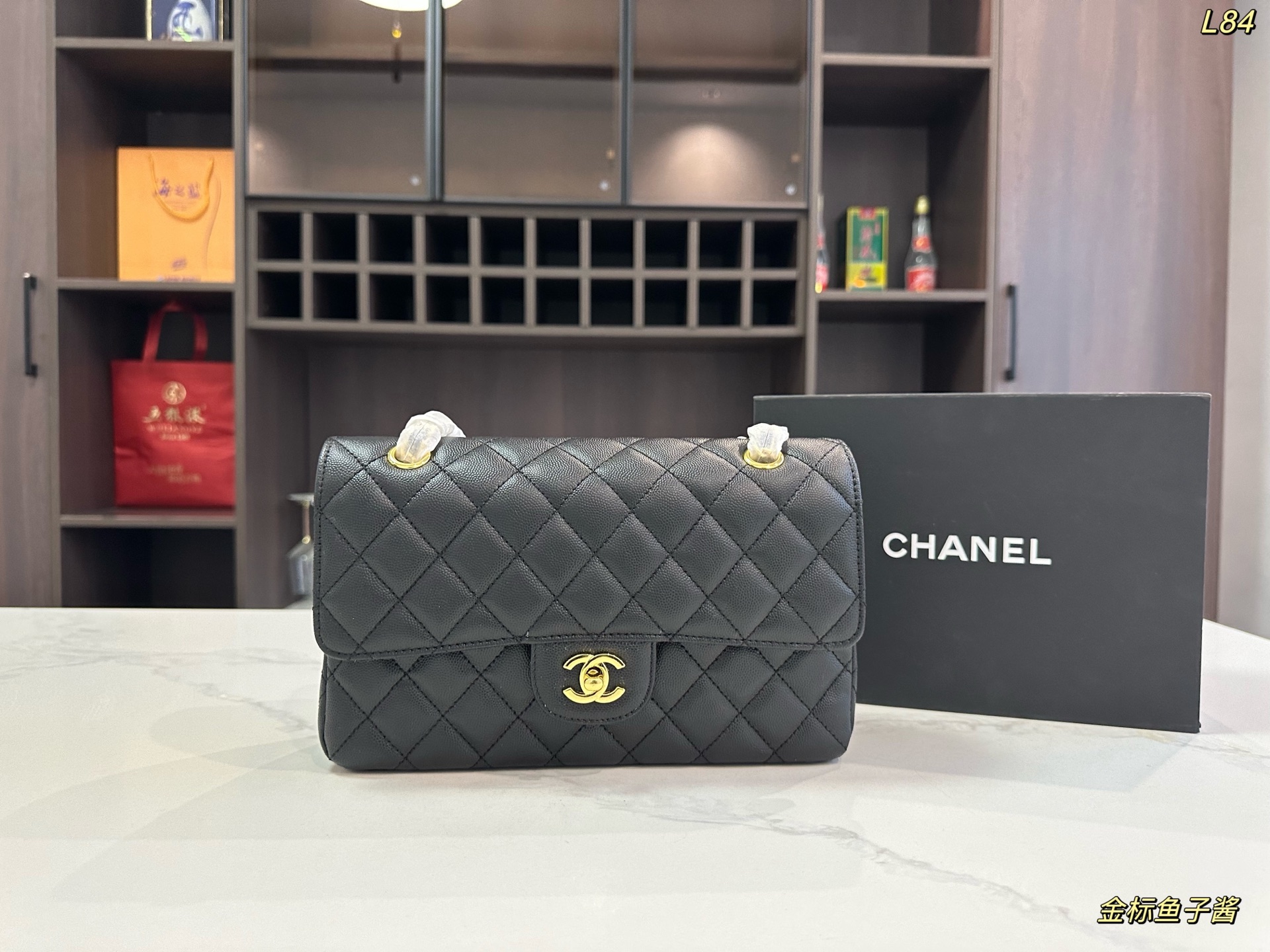 Chanel Classic Flat 25 Golden (Caviar )