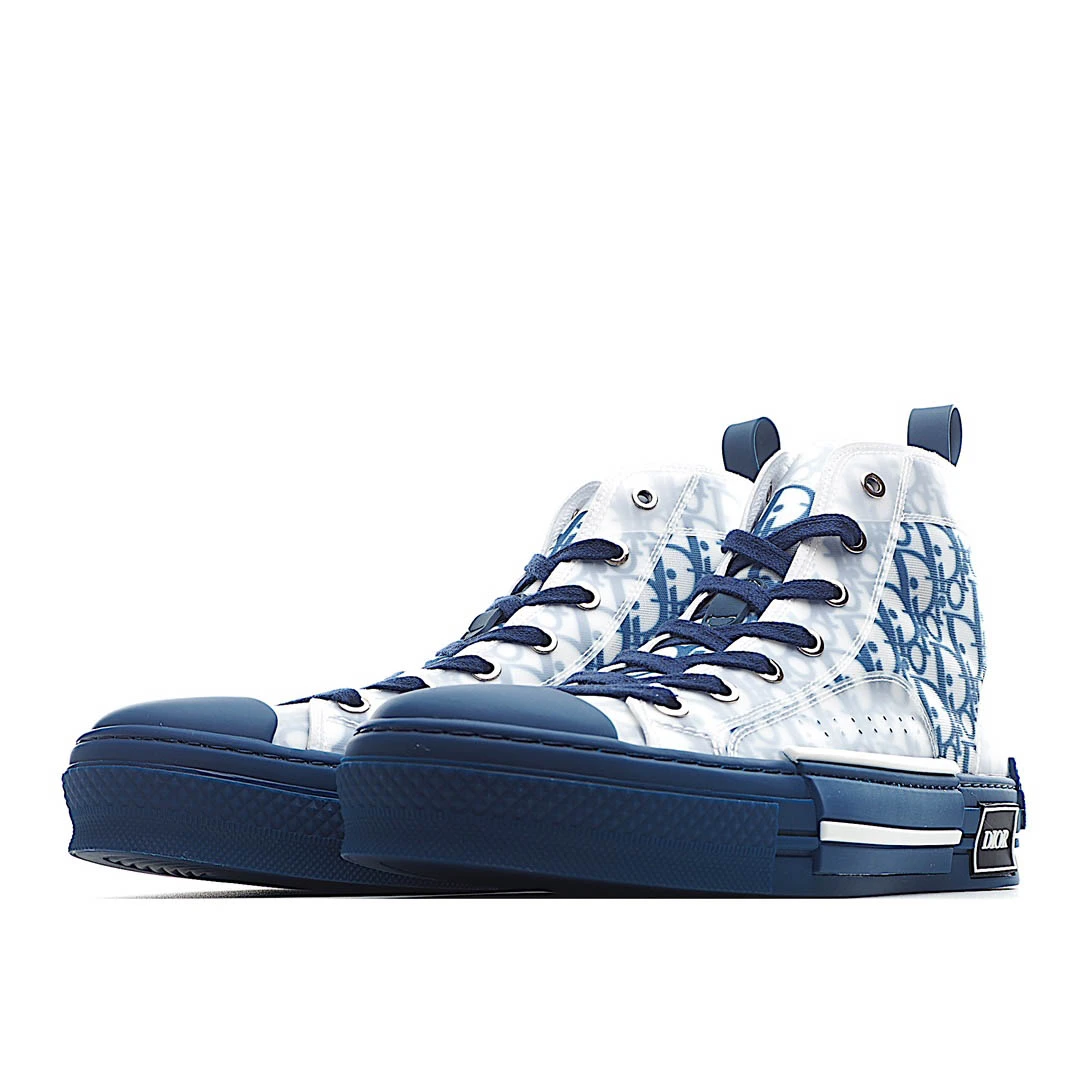 Dior B23 Oblique Slip-on Low Top Sneakers Sheer Print Sneakers