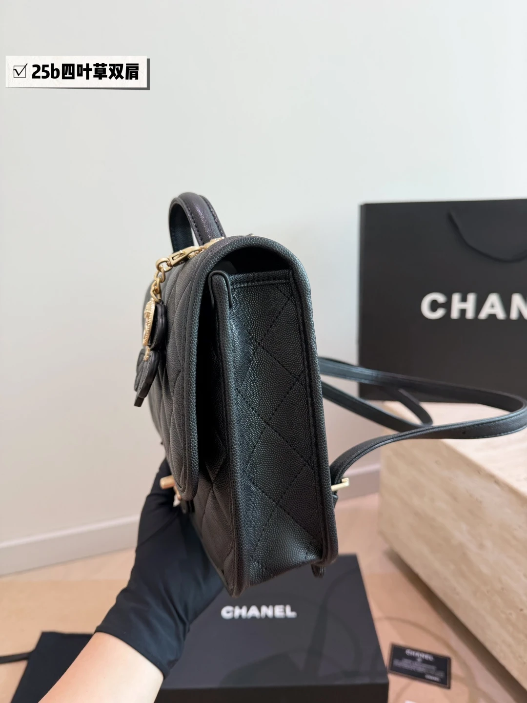 Chanel 25B Clover Backpack
