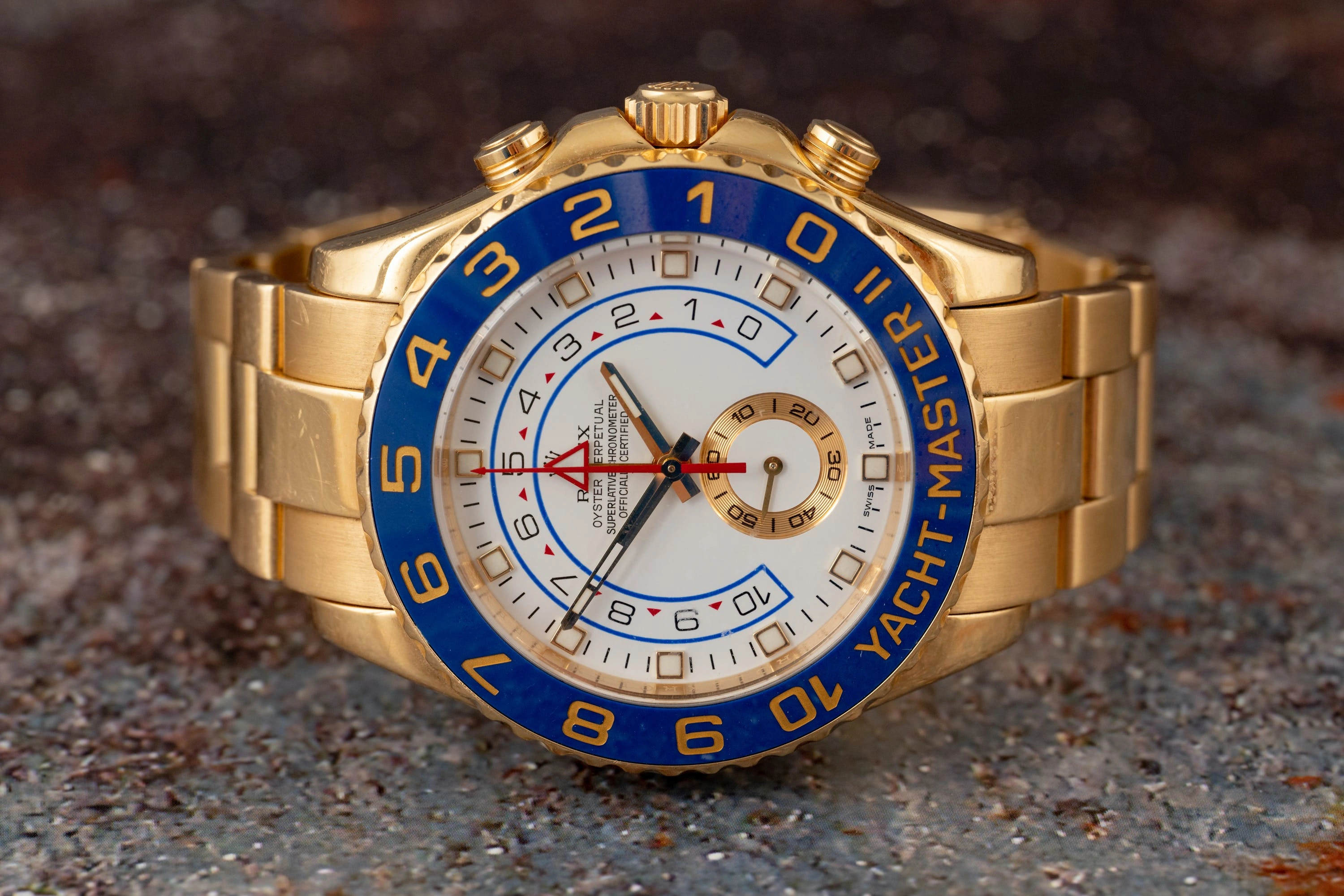 Rolex YACHT-MASTER II-(Gold Strap)m116688-0002(AAAAA Version)