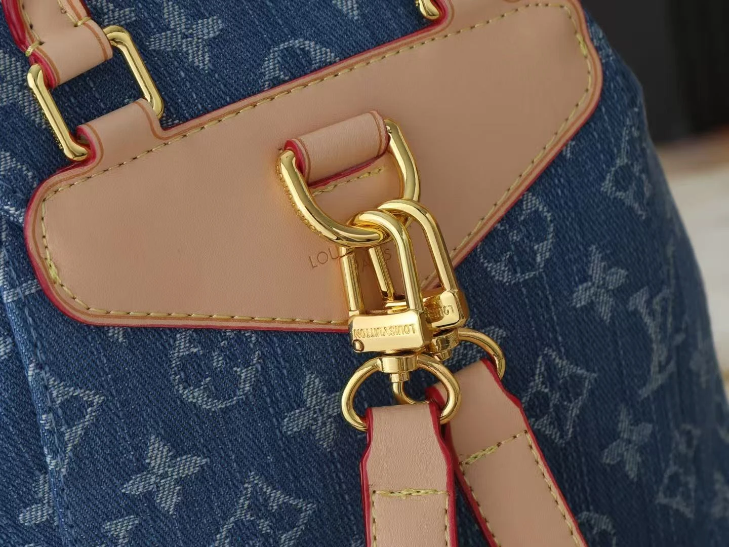 LV Demin Shoulder Bag