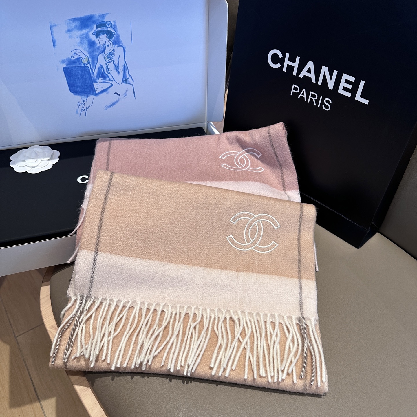Chanel Cashmere Scarf