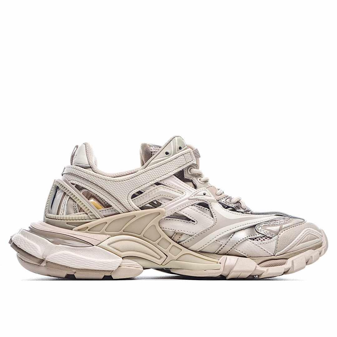 Balenciaga Sneaker Tess s.Gomma MAILLE WHITE/ORANGE