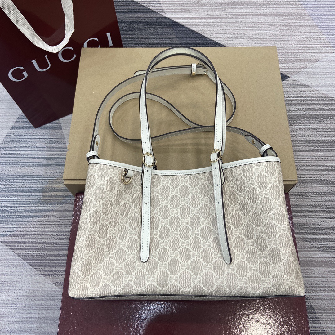Gucci Emblem Tote Bag