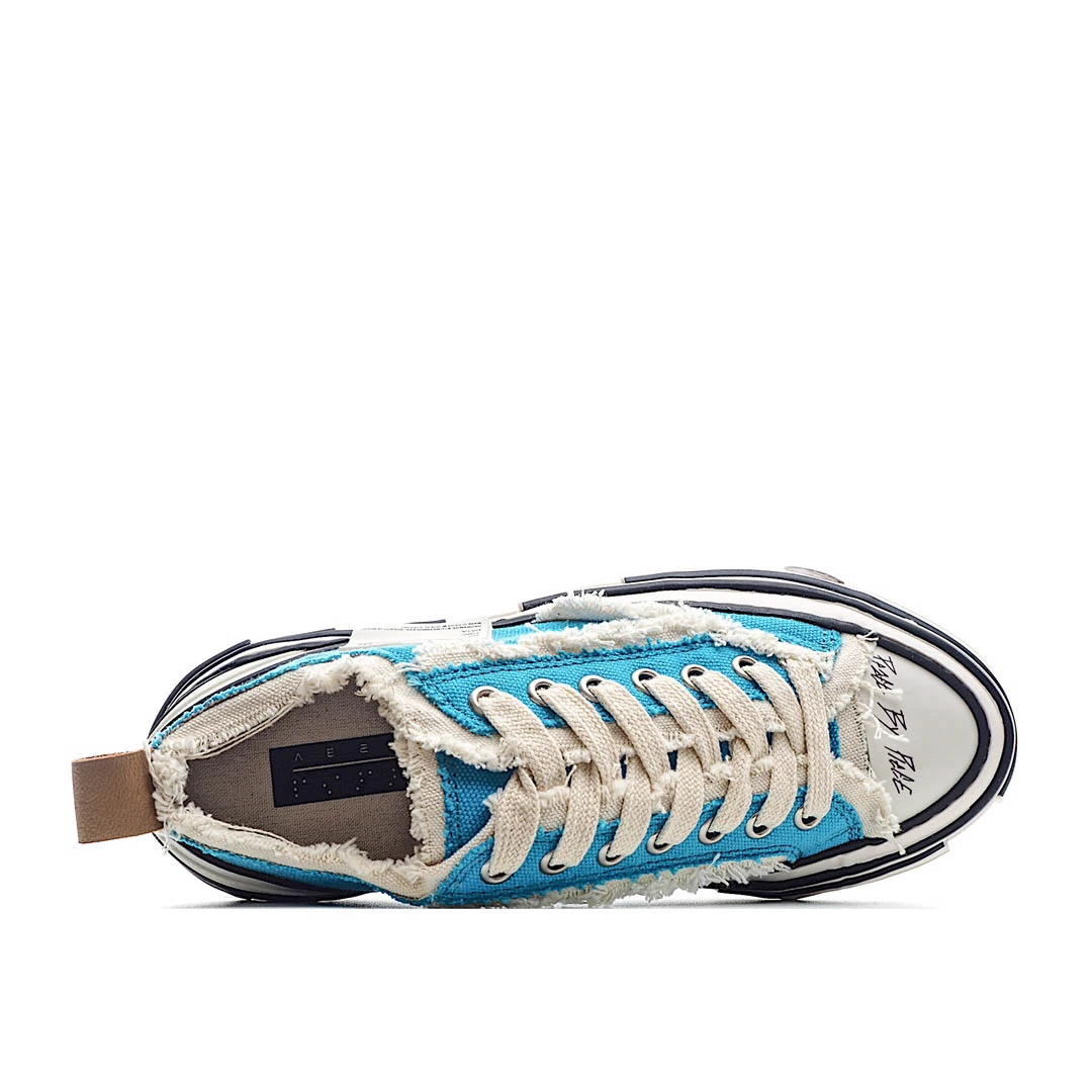 x VESSEL GOP Low canvas vulcanized sneakers