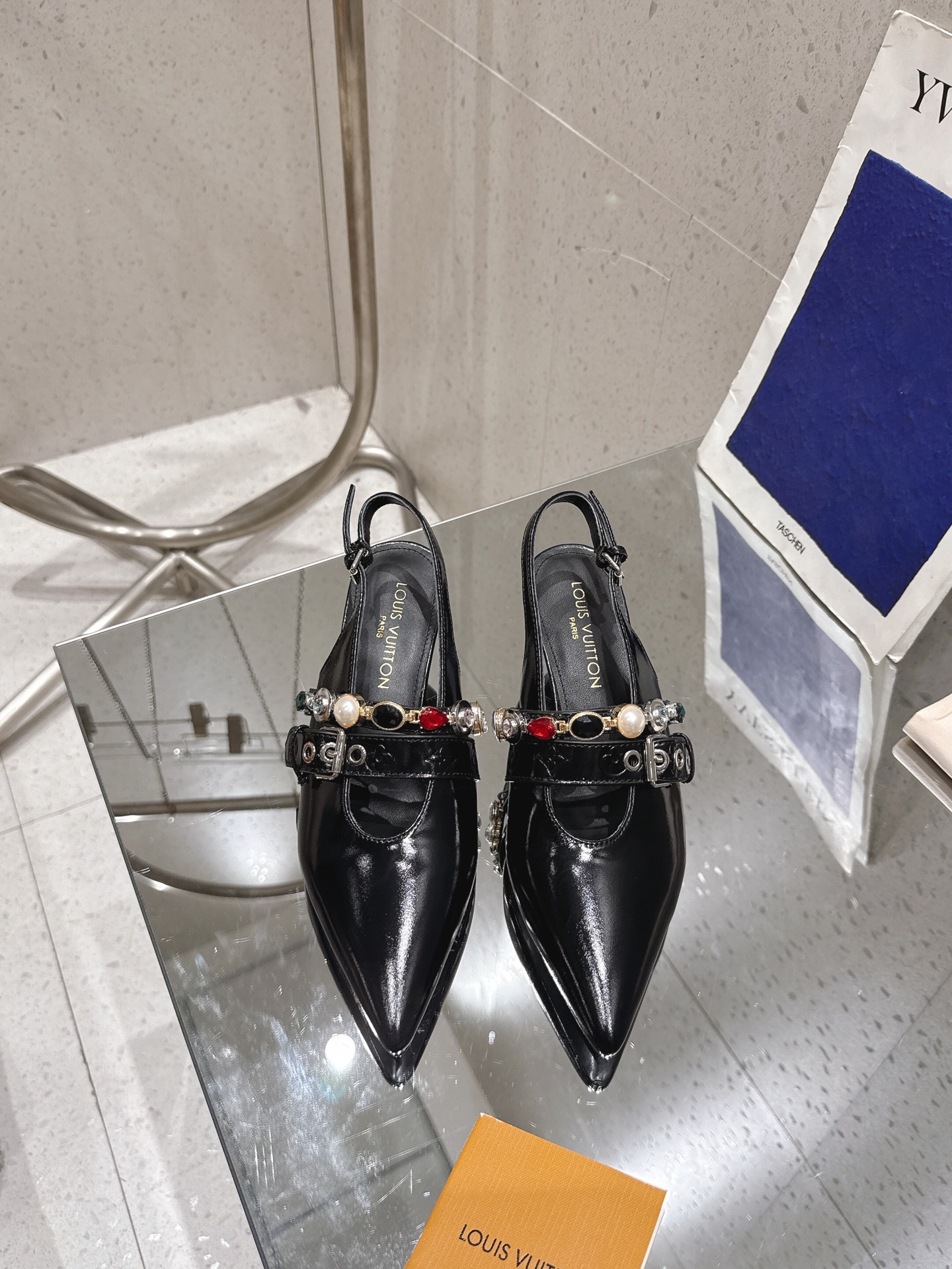 LV Vibe open-back high heels