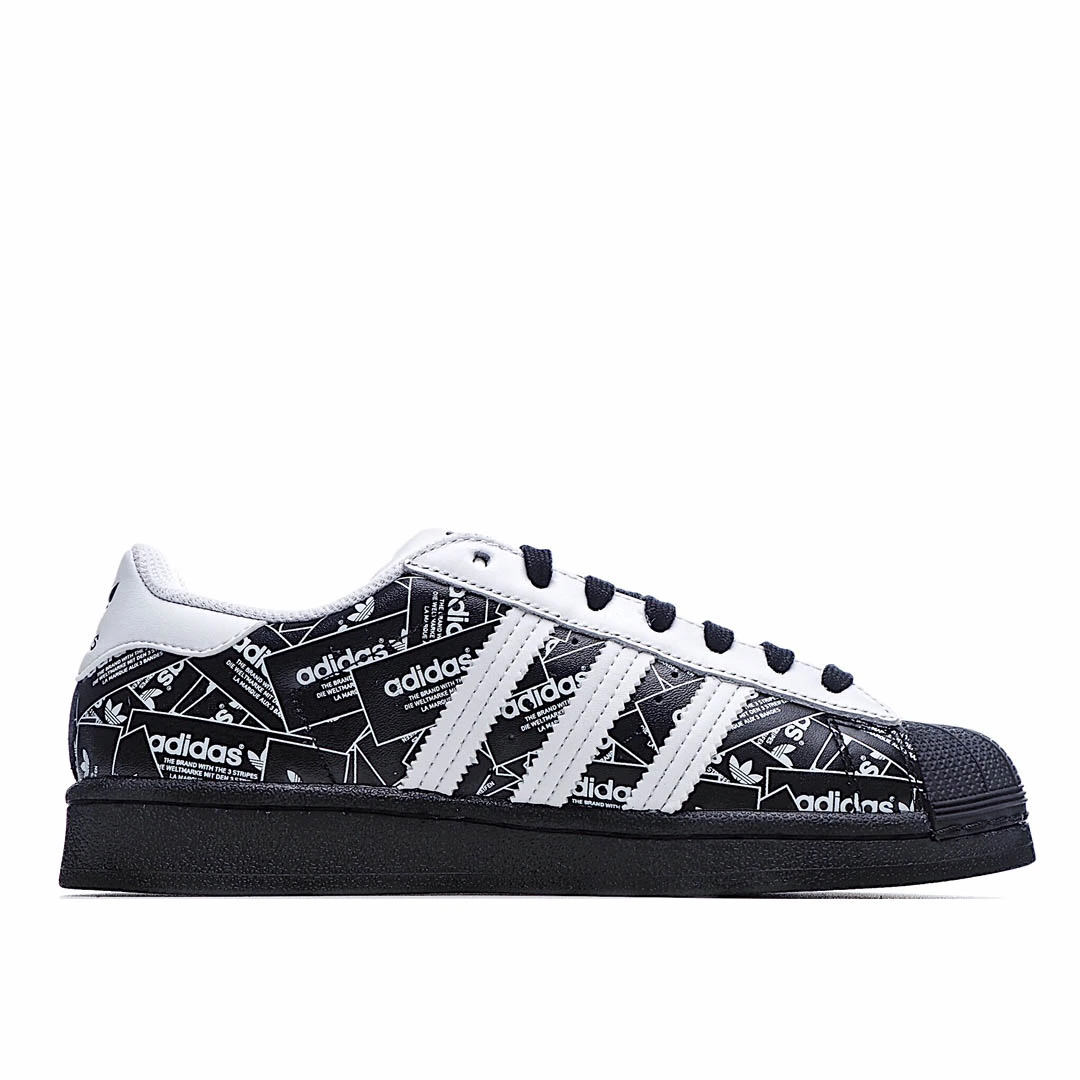 Adidas Superstar 'All Over Print - Black'