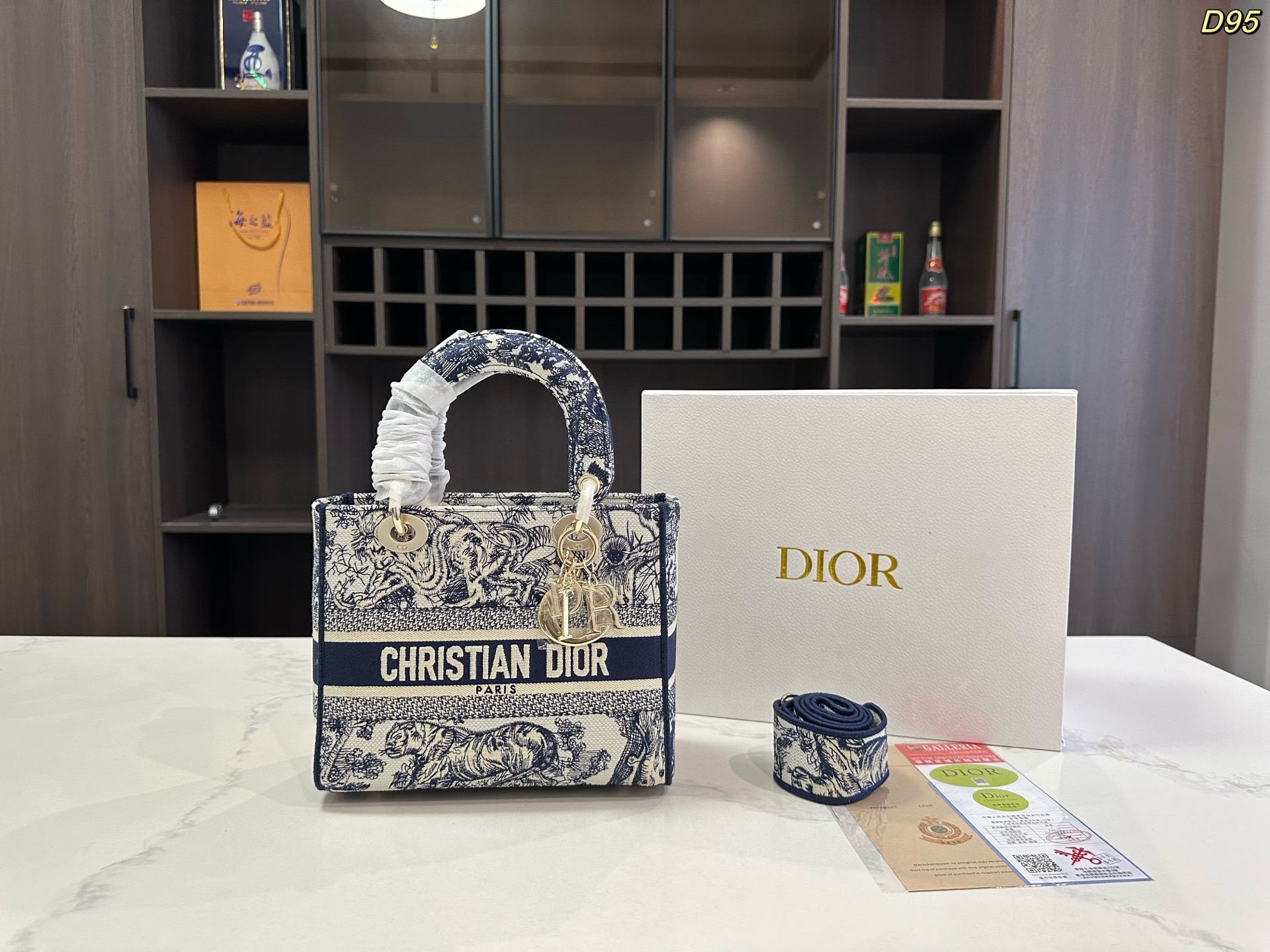 Dior Lady D-LITE Tote Bag