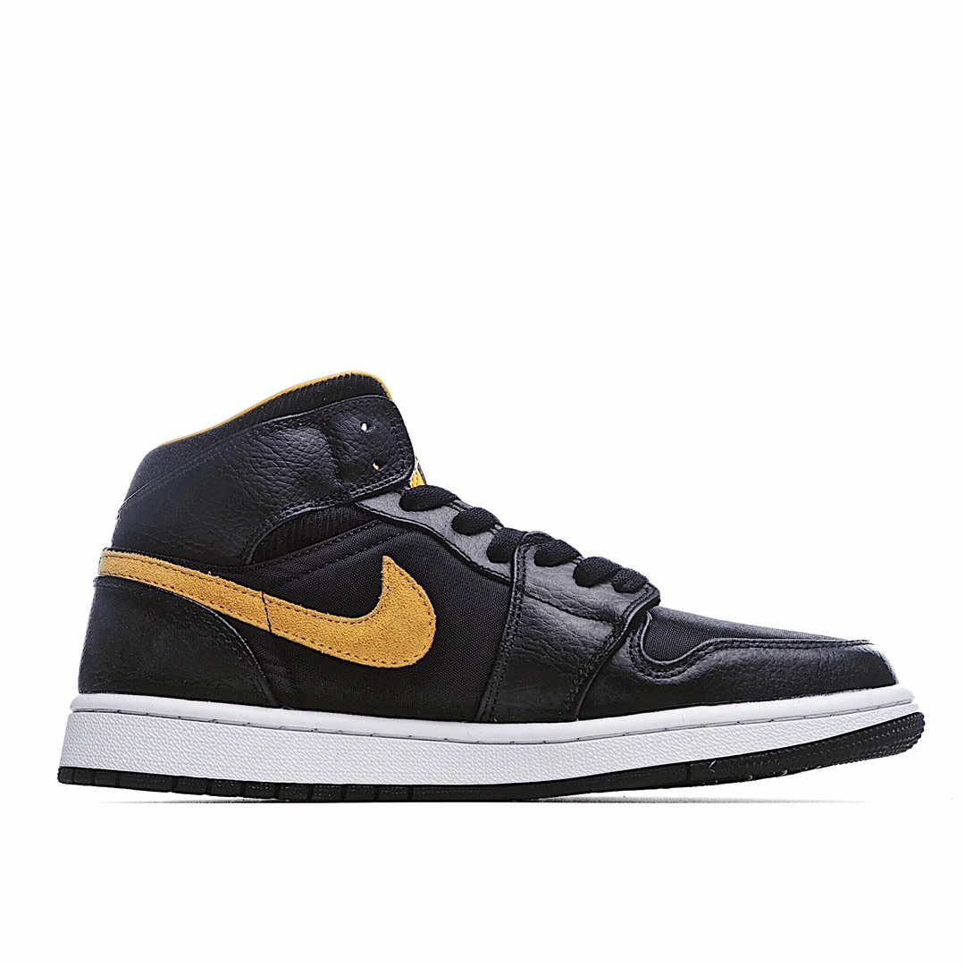 Air Jordan 1 Mid SE 'Black Gold'