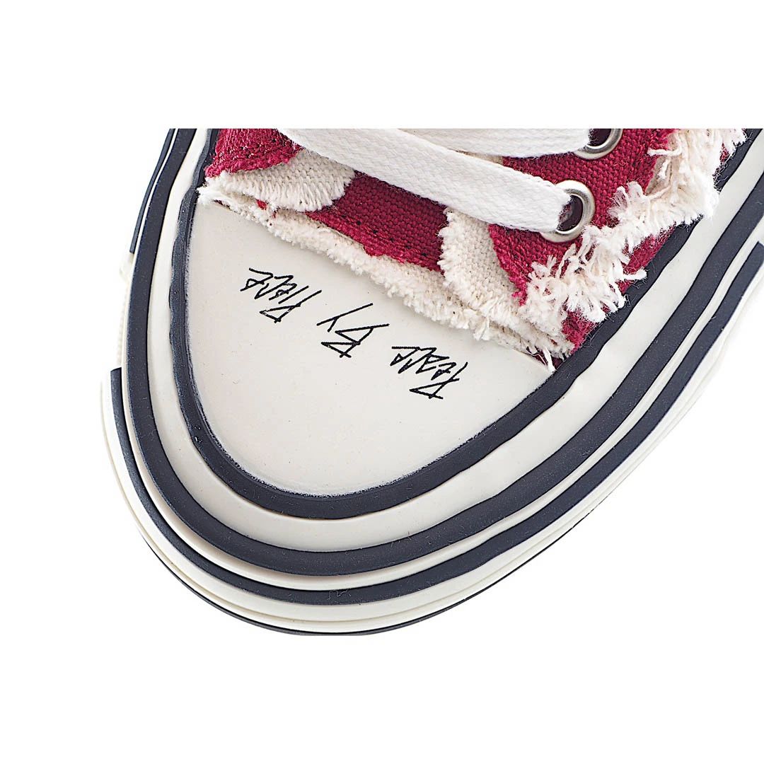 x VESSEL GOP Low canvas vulcanized sneakers