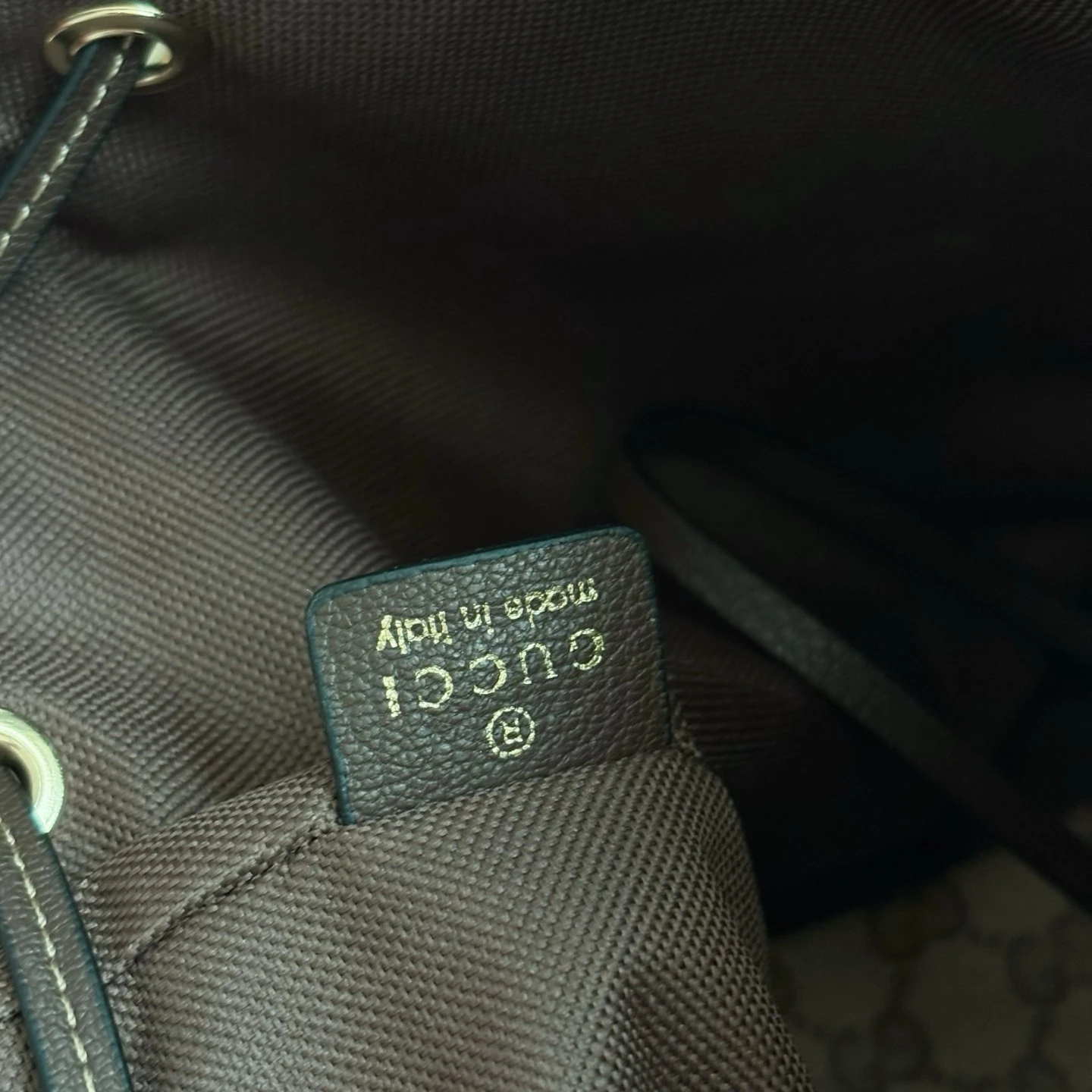Gucci Webbing Mini Bucket Bag