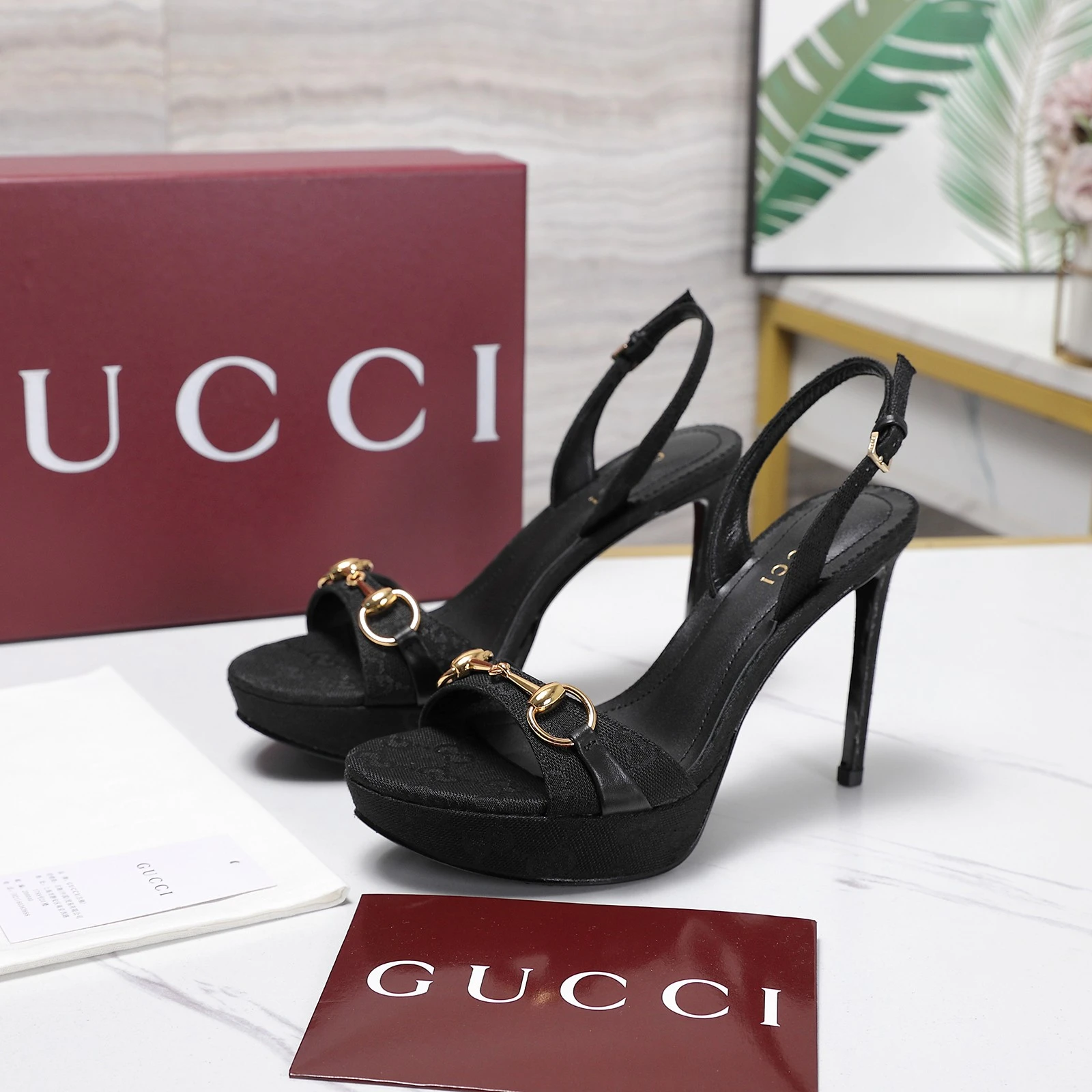 Gucci New High Heeled Sandal