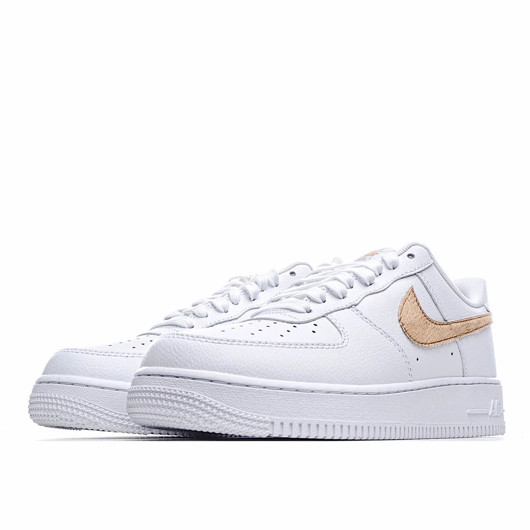 Nike Air Force 1 Low Low Top White Brown